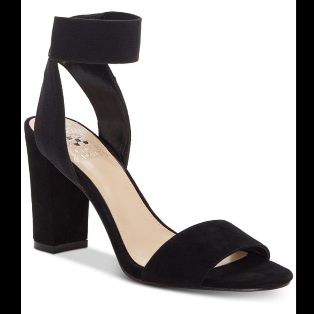 Vince Camuto Citriana Block Heel Sandal Black 10